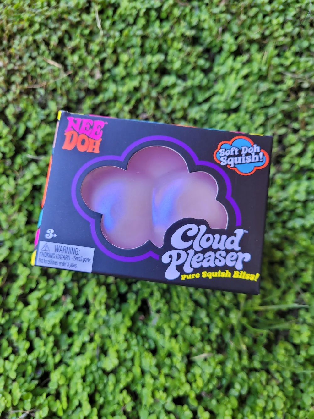Nee Doh Cloud Pleaser Squish Toy - Purple and Pink